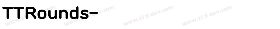 TTRounds字体转换