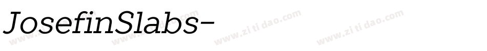 JosefinSlabs转换器字体转换