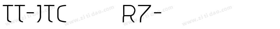 TT-JTCウインR7字体转换