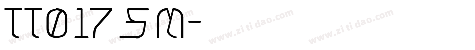 TT0175M字体转换