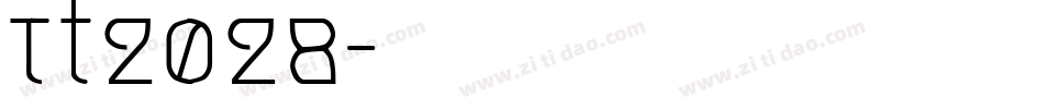 Tt2028字体转换
