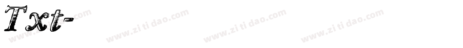 Txt字体转换