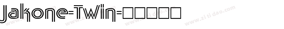 Jakone-Twin字体转换