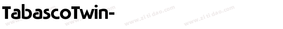 TabascoTwin字体转换