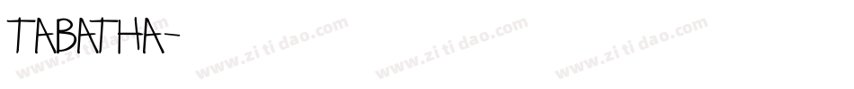 TABATHA字体转换