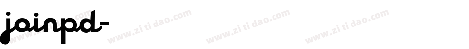 joinpd字体转换