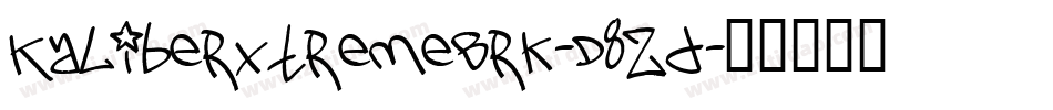 KaliberXtremeBrk-D8Zd字体转换