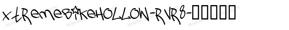 XtremeBikeHollow-rVr8字体转换