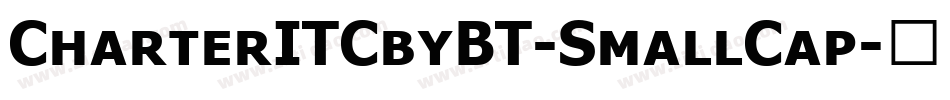 CharterITCbyBT-SmallCap字体转换