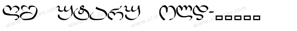 RSFutaruBold字体转换