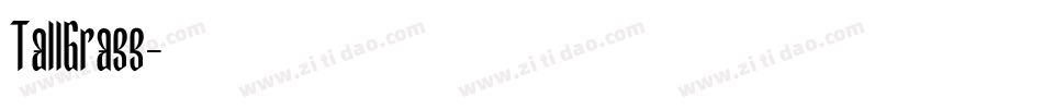 TallGrass字体转换