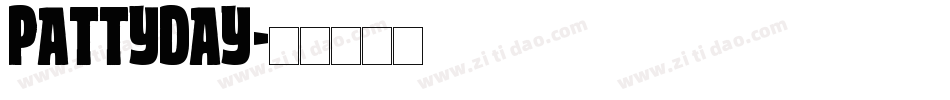 PattyDay字体转换
