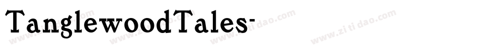 TanglewoodTales字体转换