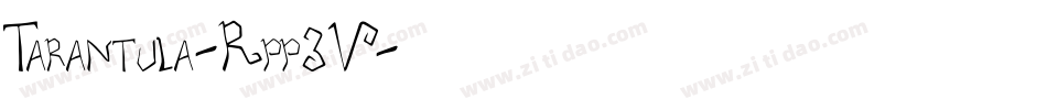 Tarantula-Rpp3V字体转换