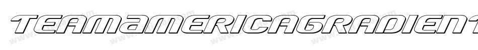 TeamAmericaGradient-aR4K字体转换 TeamAmericaGradient-aR4K字体转换
