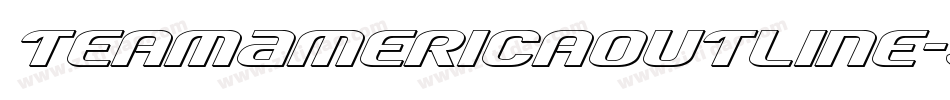 TeamAmericaOutline-ZAm3字体转换