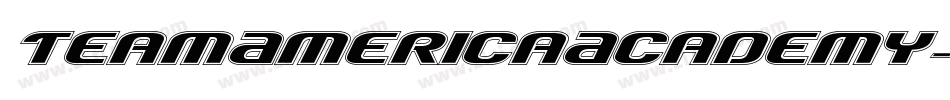 TeamAmericaAcademy-0Zw9字体转换