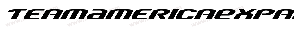 TeamAmericaExpanded-Wxvn字体转换