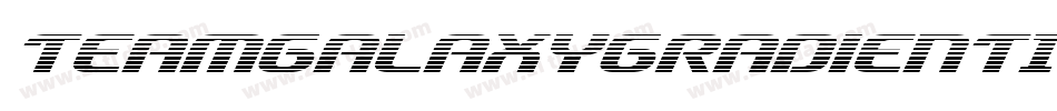 TeamGalaxyGradientItalic-L3E9E字体转换