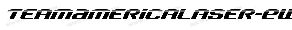 TeamAmericaLaser-EwAW字体转换