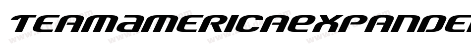 TeamAmericaExpanded-Wxvn字体转换