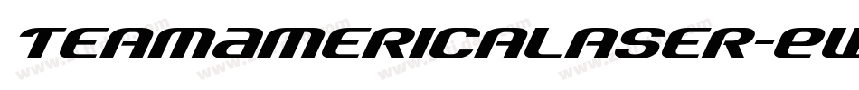 TeamAmericaLaser-EwAW字体转换
