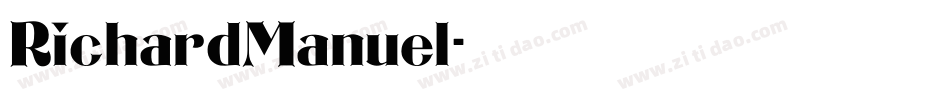 RichardManuel字体转换
