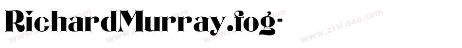 RichardMurray.fog字体转换