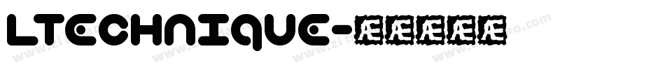 LTechnique字体转换