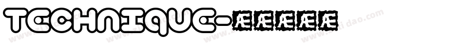 Technique字体转换