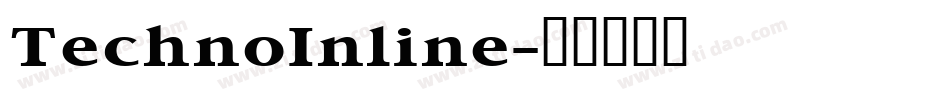 TechnoInline字体转换