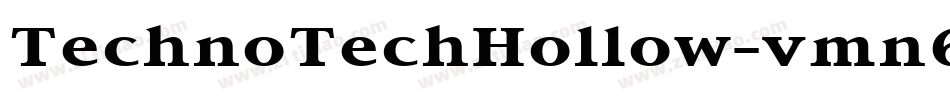 TechnoTechHollow-vmn69字体转换
