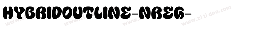 HybridOutline-nREg字体转换