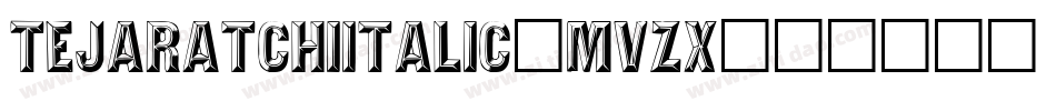 TejaratchiItalic-MVzx字体转换