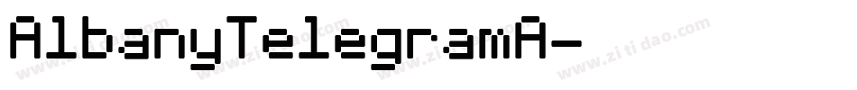 AlbanyTelegramA字体转换