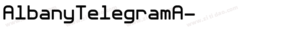 AlbanyTelegramA字体转换