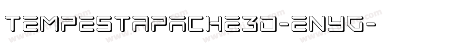 TempestApache3D-EnYg字体转换