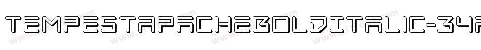 TempestApacheBoldItalic-34ry字体转换