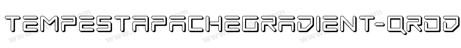 TempestApacheGradient-qrDd字体转换 TempestApacheGradient-qrDd字体转换