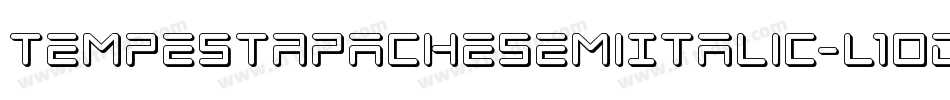 TempestApacheSemiItalic-l1OD字体转换