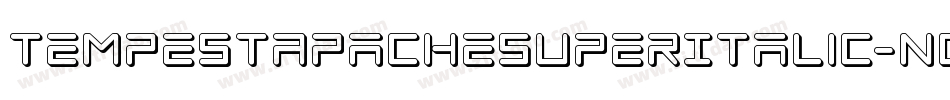 TempestApacheSuperItalic-nB3V字体转换