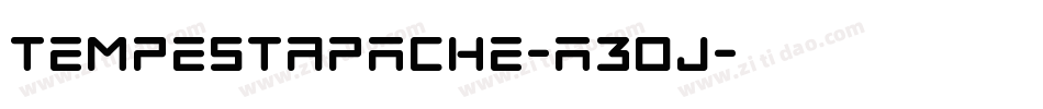 TempestApache-a3OJ字体转换