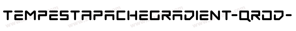 TempestApacheGradient-qrDd字体转换 TempestApacheGradient-qrDd字体转换