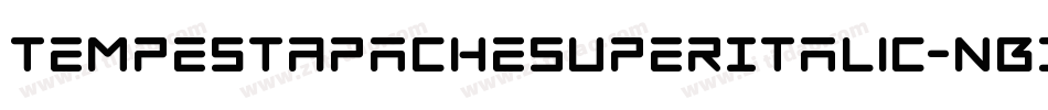 TempestApacheSuperItalic-nB3V字体转换