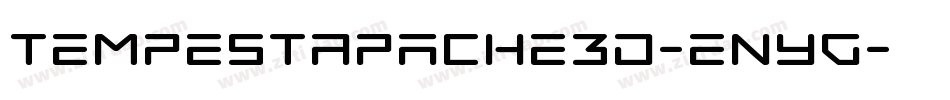 TempestApache3D-EnYg字体转换