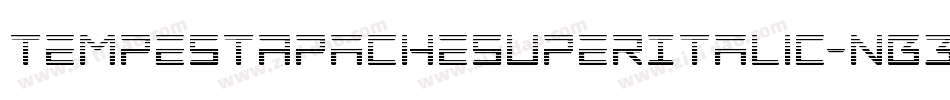 TempestApacheSuperItalic-nB3V字体转换