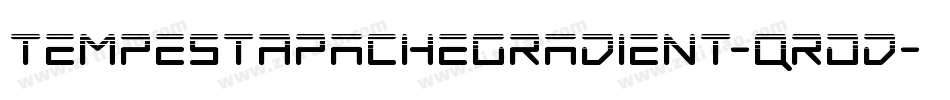 TempestApacheGradient-qrDd字体转换 TempestApacheGradient-qrDd字体转换