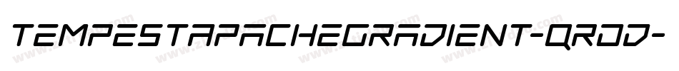 TempestApacheGradient-qrDd字体转换 TempestApacheGradient-qrDd字体转换