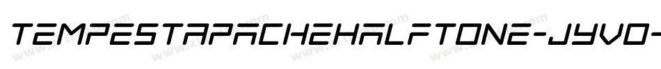 TempestApacheHalftone-JYvo字体转换