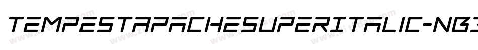 TempestApacheSuperItalic-nB3V字体转换